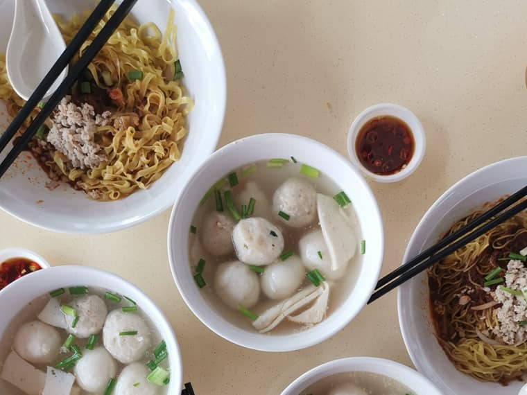 Probably 1 of SG BESTEST Teochew Meatballs @ Pandan Garden