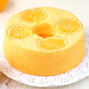 Orange Chiffon Cake 8”