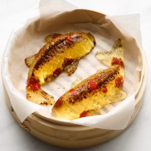 Osmanthus-Wolfberry Carp Konnyaku