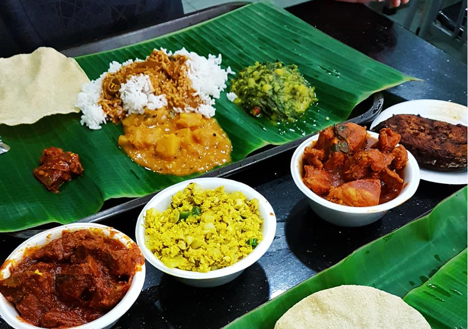 Authentic South Indian Banana Leaf Rice @ Chander Road