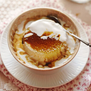 Sago Pudding with Gula Melaka & Coconut Milk